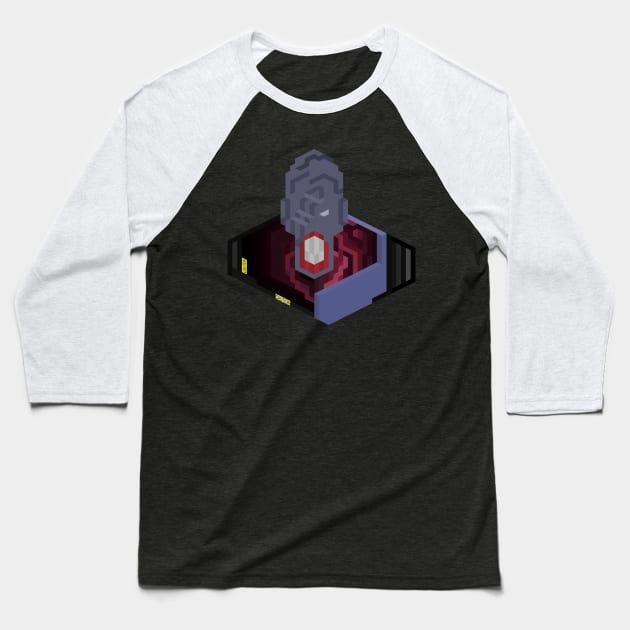 Geometric Nemesis Baseball T-Shirt by zody